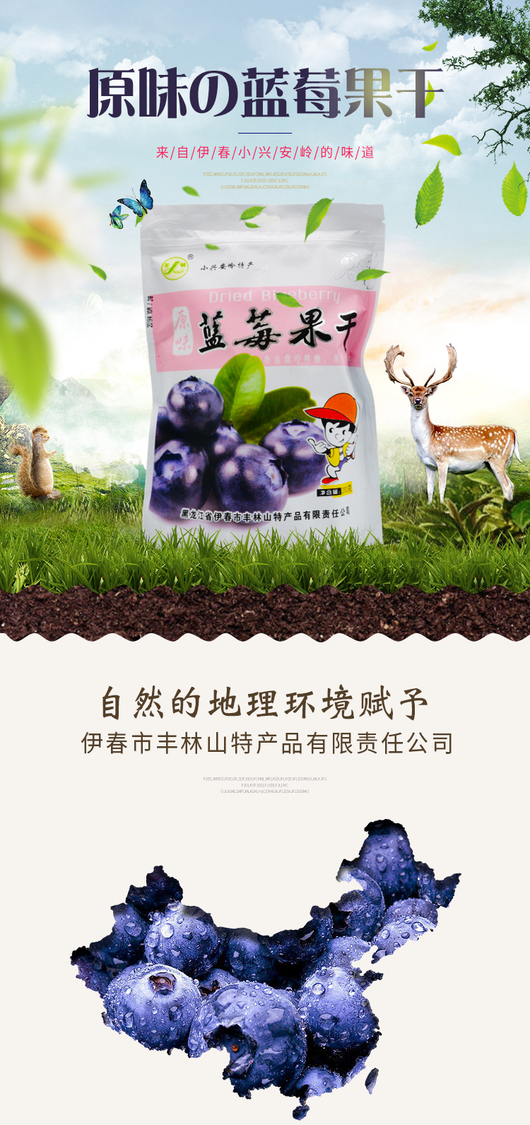  蓝莓果干 伊春乐鱼官网app特产品有限责任公司 伊春乐鱼官网app特产品